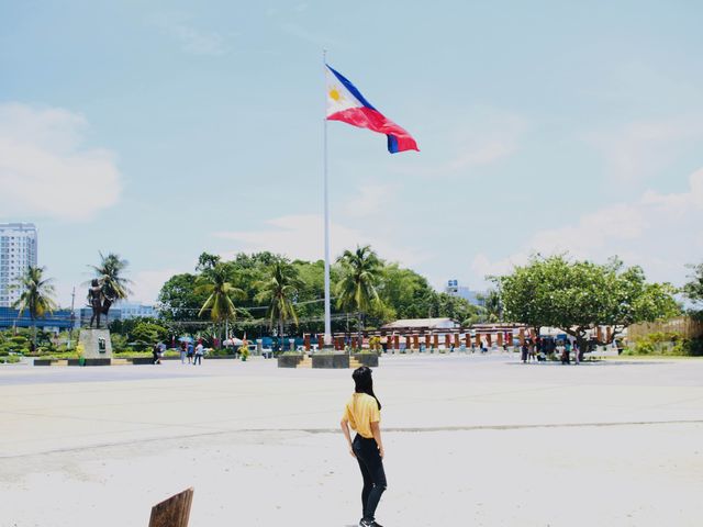 One bright day at Mactan Shrine