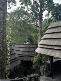 Lush greenery cafe in Ubud