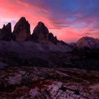 Unforgettable hike @ the three peaks in Dolomites!