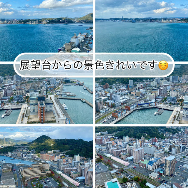 【福岡県北九州市🇯🇵門司港レトロ展望室】絶景スポットへ☺️