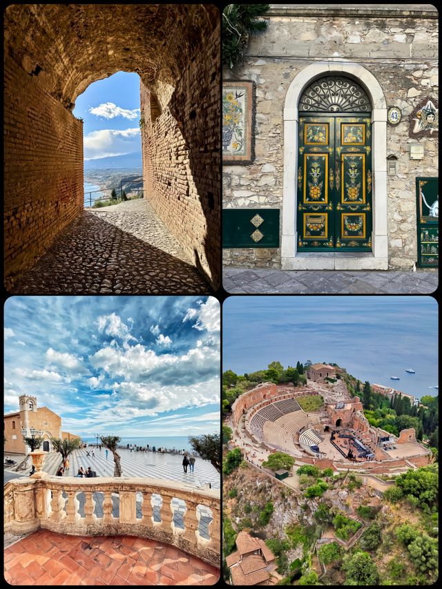 Taormina 呀，那可是藏在美麗地中海的夢幻天堂小城，嘿嘿