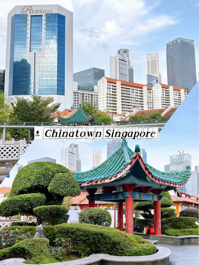 Chinatown's Heritage Buildings and Newer Developments 