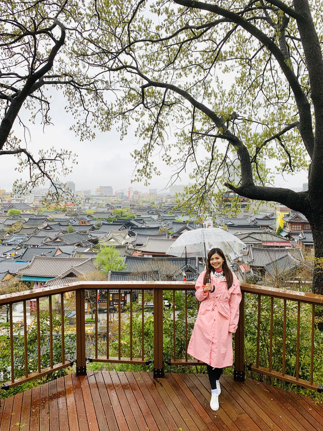 Rainy Day Charm: Exploring Jeonju Hanok Village in Serenit