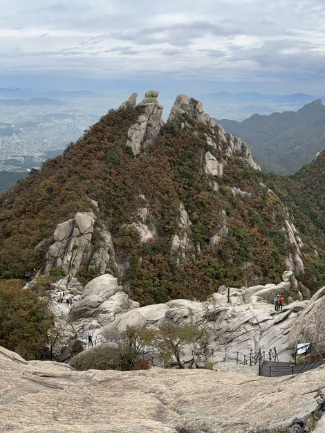 Bukhasan mountain hike - highest peak around Seoul!