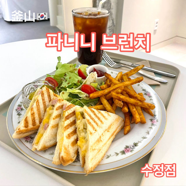 釜山　週4日のみオープン‼️パニーニ専門店【파니니 브런치 수정점】