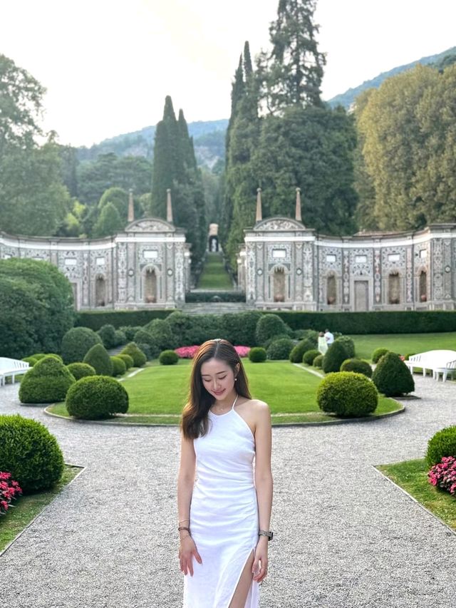 Villa D'este reaches a Lake hotel in Italy❤️😍