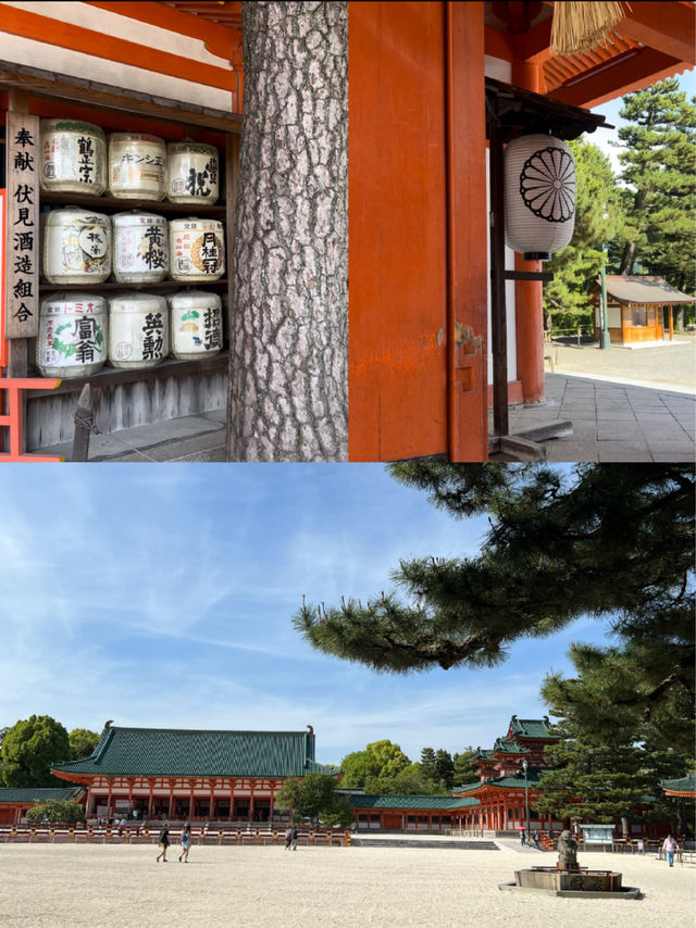 The Quiet Heian-jingu Shrine in Kyoto, Japan ⛩️🇯🇵