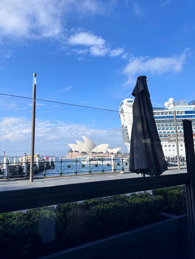 Industrial-chic eatery with a Sydney Harbour View.