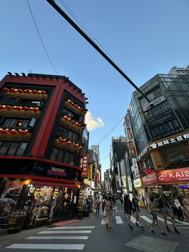 All the neon signs at Myeong-dong