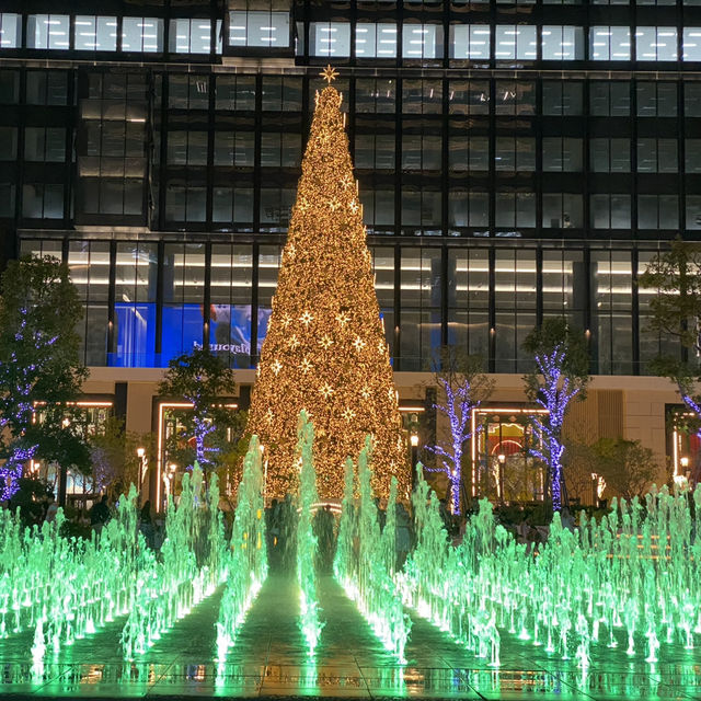 Christmas during in hot sweaty weather at one Bangkok 