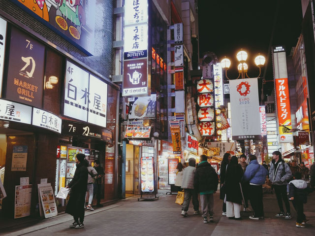 大阪🇯🇵道頓堀夜晚3個必去地方