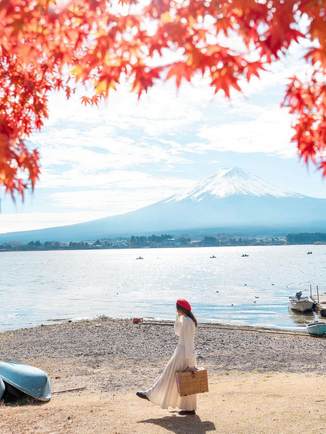 【山梨】富士山×紅葉の絶景🍁