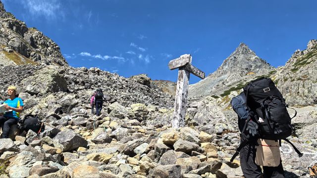 日本北阿爾卑斯山-表銀座縱走（三）