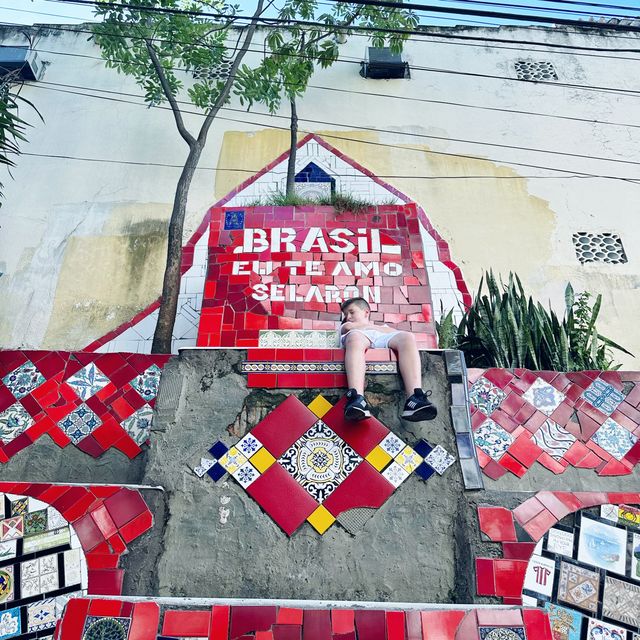 A colorful stairways celebrating Rio 