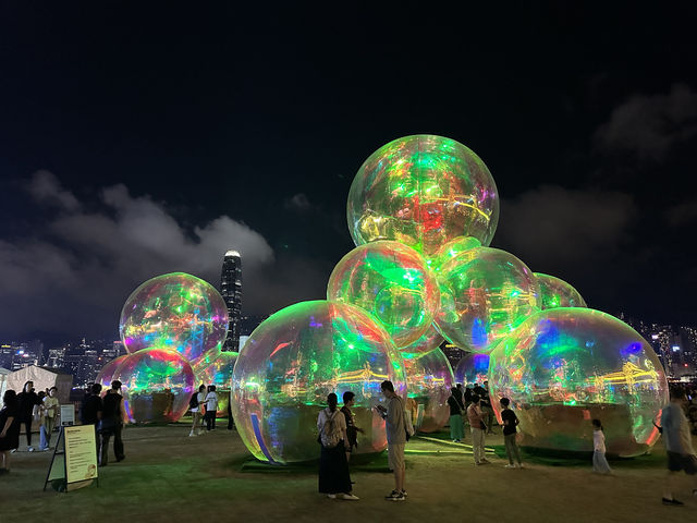 香港好去處 | 西九文化區 | 抱泡瞬間的日與夜