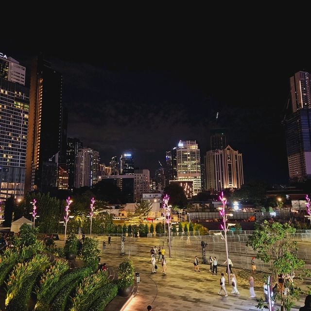 A night visit at The Exchange, TRX in Kuala Lumpur