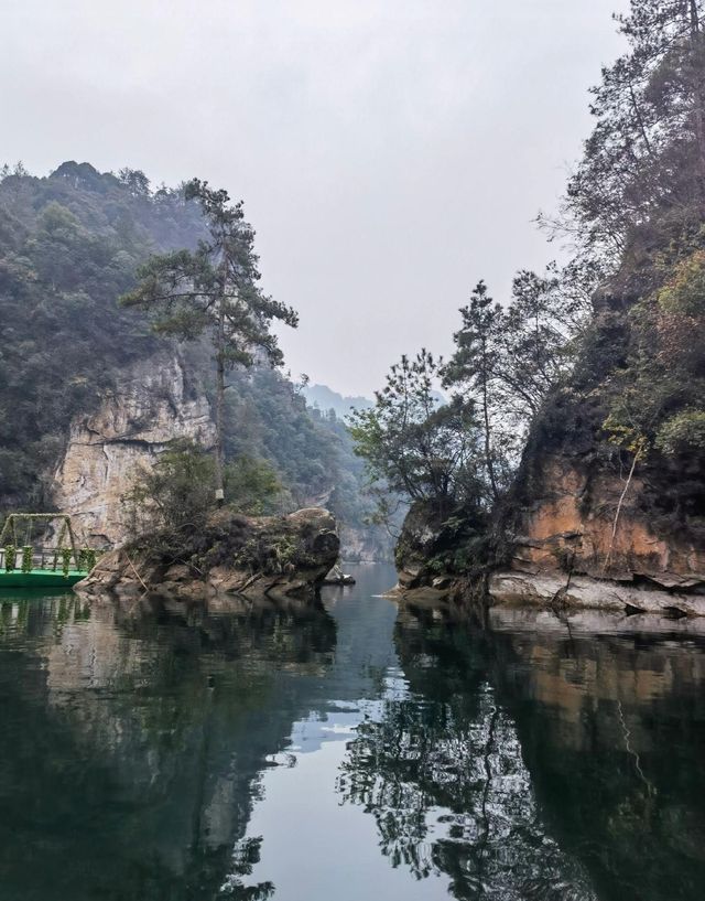 湖南省張家界寶峰湖景區‖山中有湖