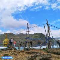 🇮🇩 Timang Beach Gondola:  Exhilarating Wooden Ride Across the Roaring Waves