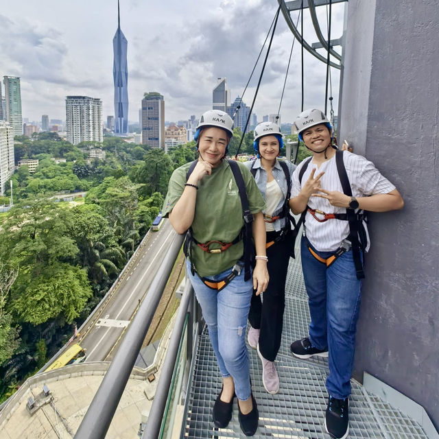 Adrenaline rushes and amazing views at KL Tower