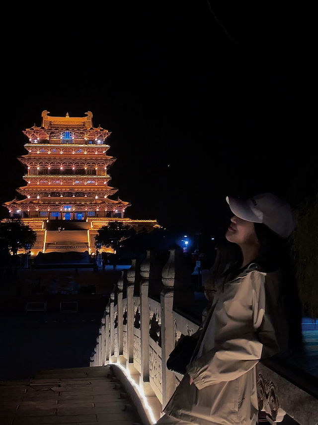 夜登鸛雀樓丨跟着黑神話悟空看古建。