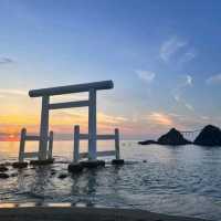 日本夕陽百選-櫻井二見浦夫婦岩