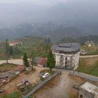 stunning view from the balcony for breakfast or coffee in Sapa