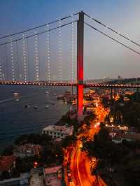 Istanbul at night : A Nighttime Symphony of Lights