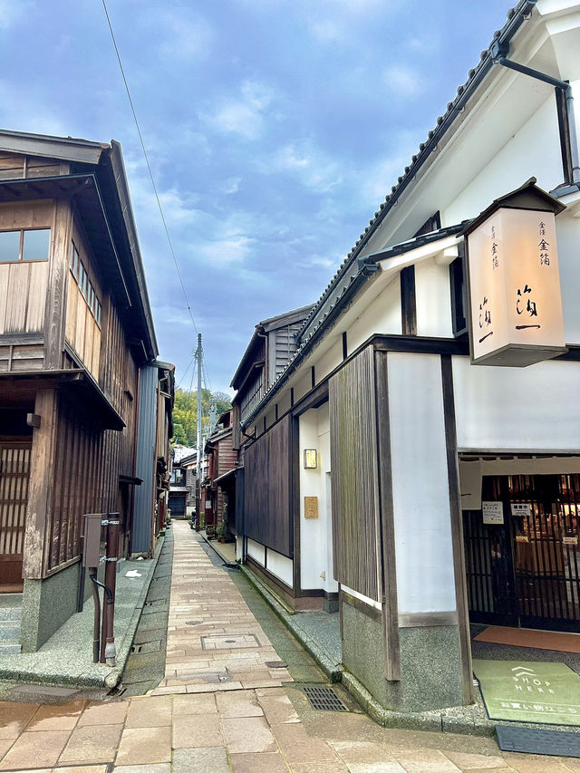 ［日本北陸旅行］金澤東茶屋街-好吃的金箔冰淇淋🍦