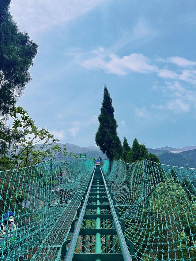 戶外遛娃天花板|爬長城坐叢林過山車咯