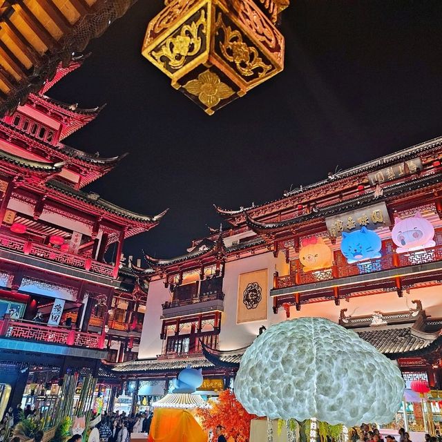 An Enchanting Evening at Yu Garden (豫园): Food, Shopping, and Nighttime Magic!