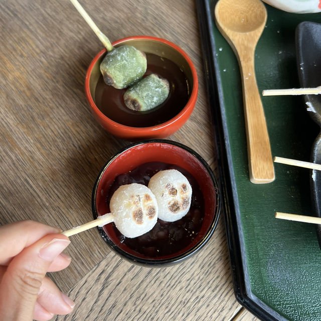 교토 아라시야마 당고 구워먹을수있는 ex카페 🍡