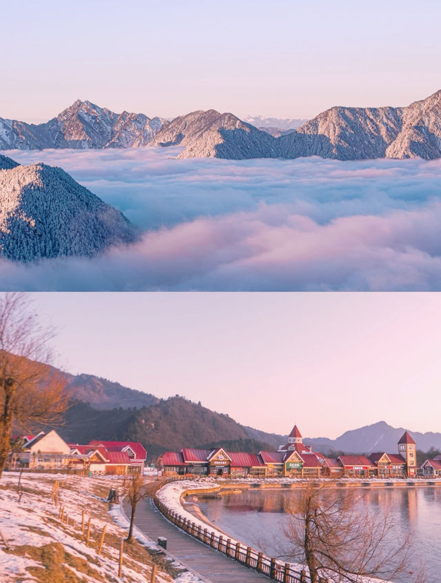 誰不愛這樣的西嶺雪山 