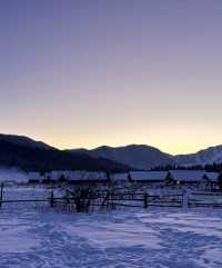 不為打卡的旅行｜在雪山下散散步