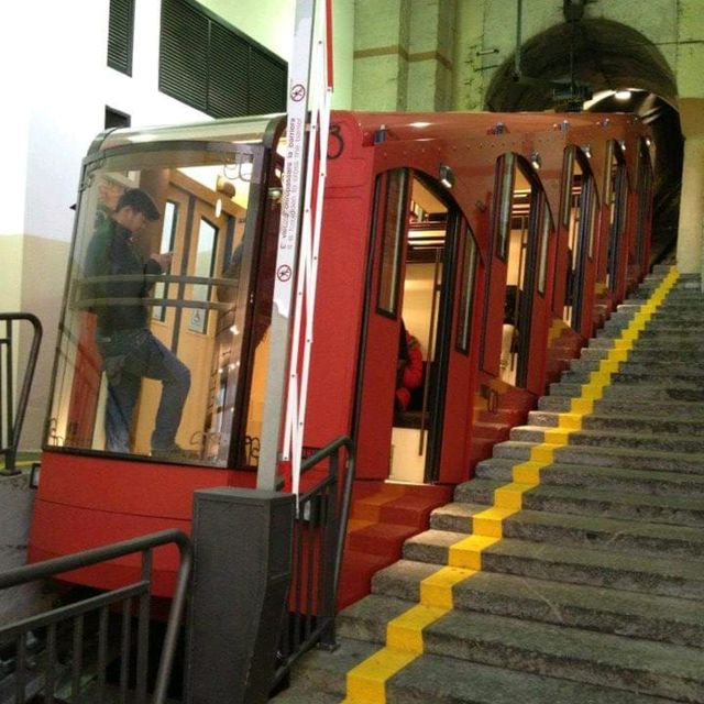 Cable Car Ride To The Top Of Lake Como