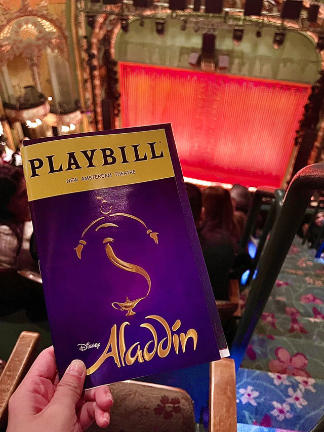 ［紐約旅遊］Aladdin the Musical-百老匯音樂劇🎵🎭表演時禁止拍照🚫