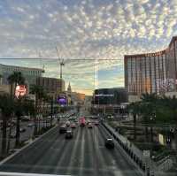 Sunset at Las Vegas Strip and eating tacos at los tacos 