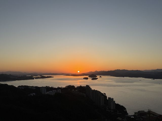 千島湖天屿山日落