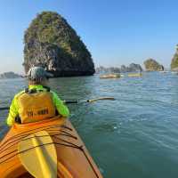 Kayaking Through Ha Long Bay, Vietnam