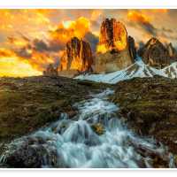 Unforgettable hike @ the three peaks in Dolomites!