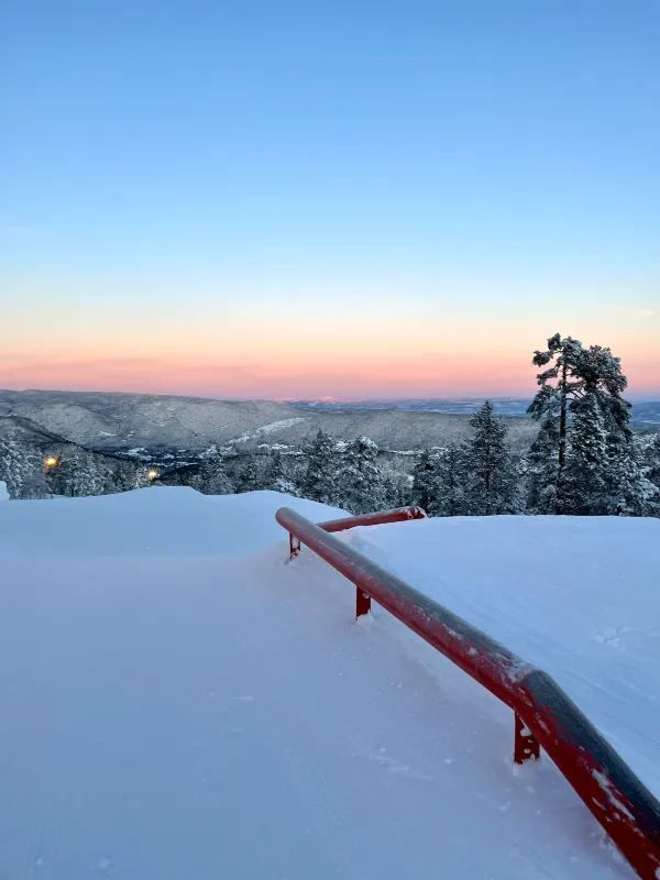 Skiing Near Oslo, Norway