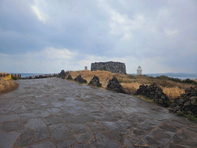 Strolling at Seopjikoji at Jeju Island