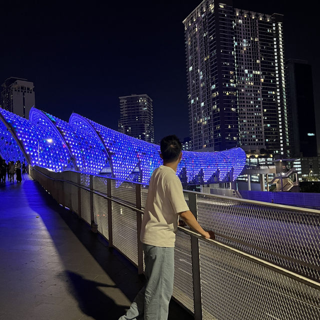 Kuala Lumpur by Night: KLCC and Saloma Bridge in Full Glow