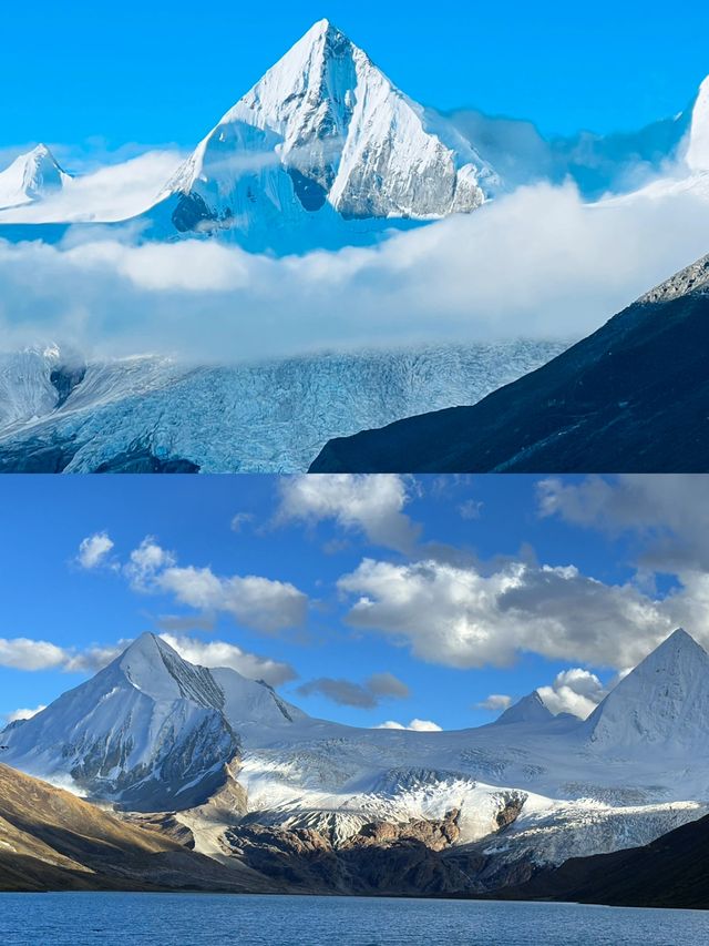 西藏冬季可以看雪山冰川美景的一座神山