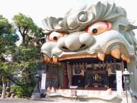 大阪景點｜巨大獅頭神社超強氣勢破除厄運—難波八版神社