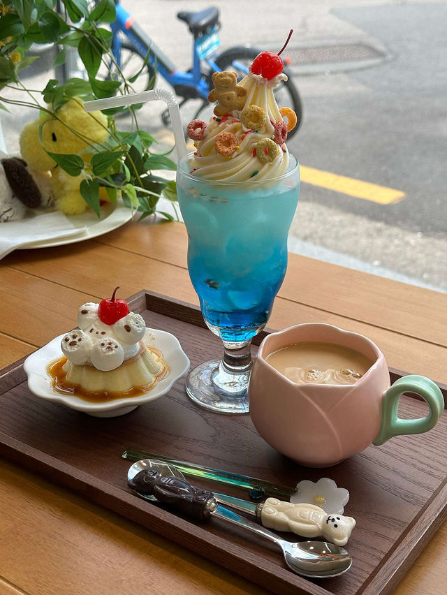 아기자기 귀여운 푸딩 맛집 홍대 모코모코