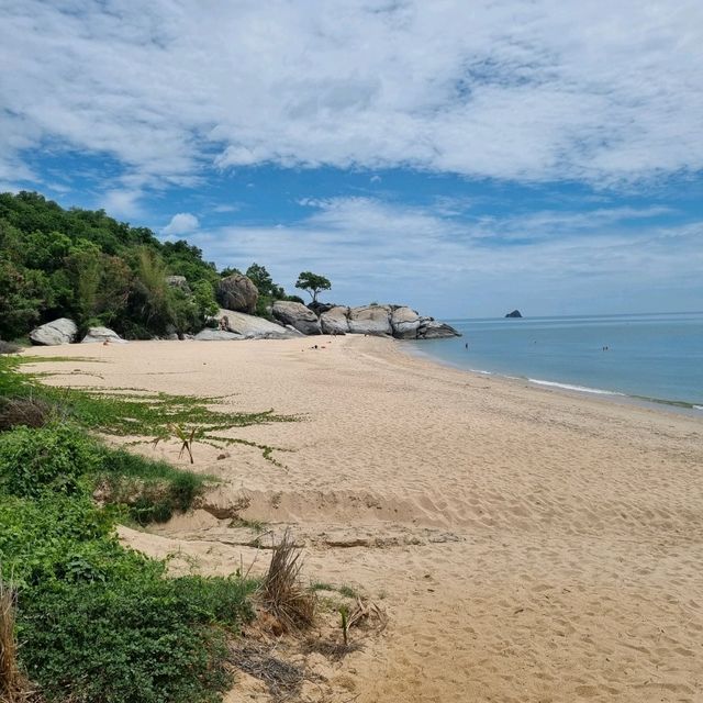 A Pristine Quiet Beach In Huahin