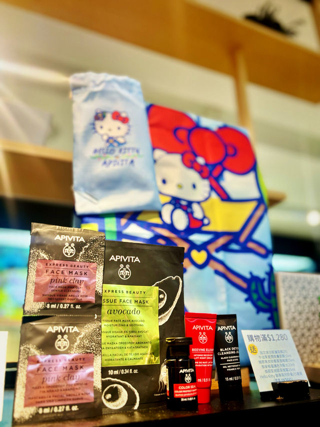 【中環】Apivita專門店：期間限定夏日清爽系列，Hello Kitty聯乘收納包和旅行梳