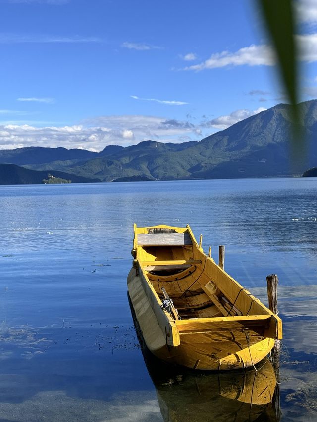 涼山瀘沽湖——藏在人間的一抹湛藍仙境。