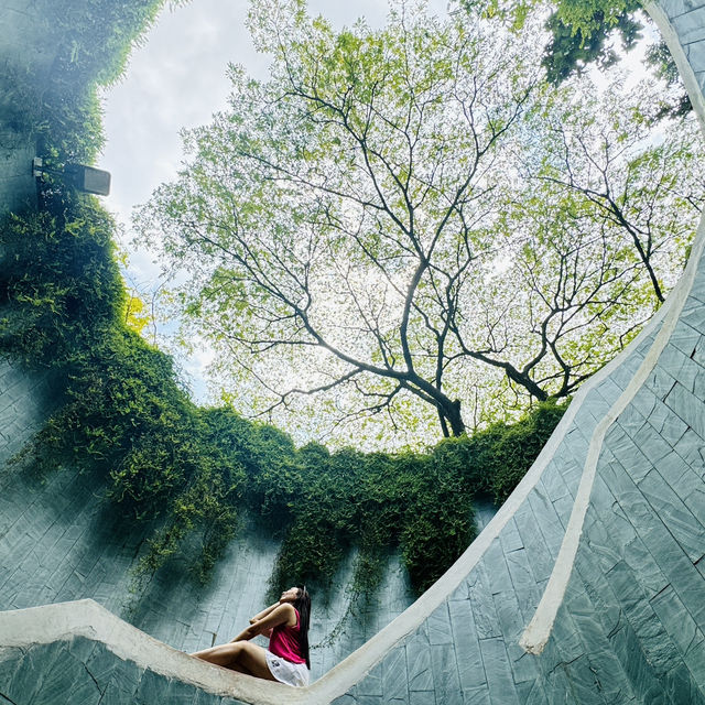 Very Beautiful Garden at Fort Canning Park in Singapore