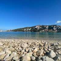 Morning Serenity: A Family Stroll at Uvala Lapad Beach